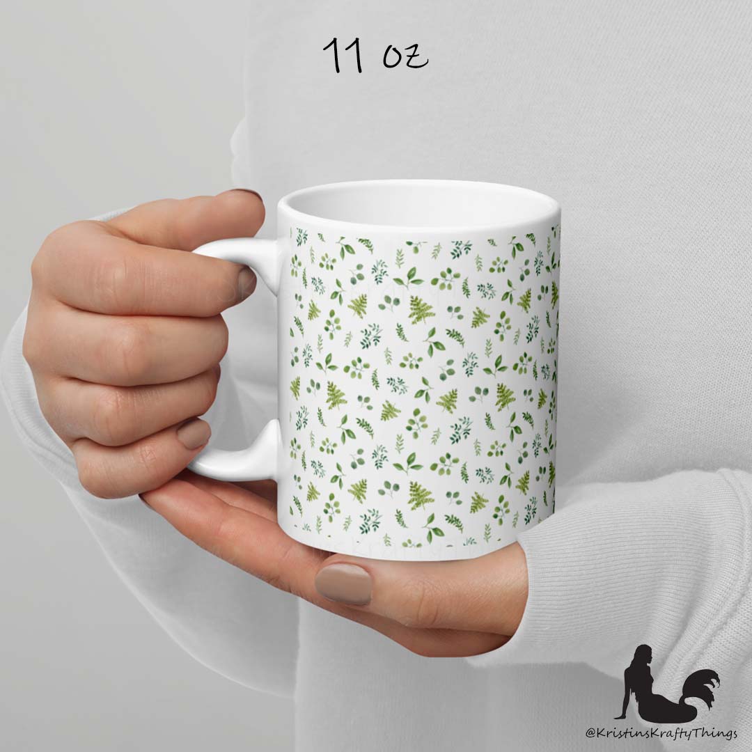 Mug - Botanical Ferns and Leaves