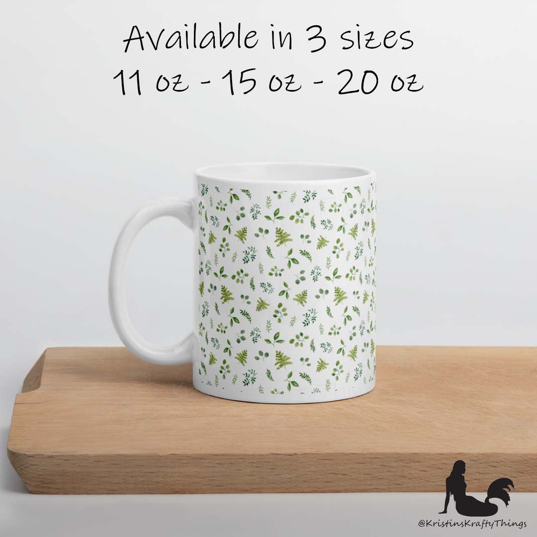 Mug - Botanical Ferns and Leaves