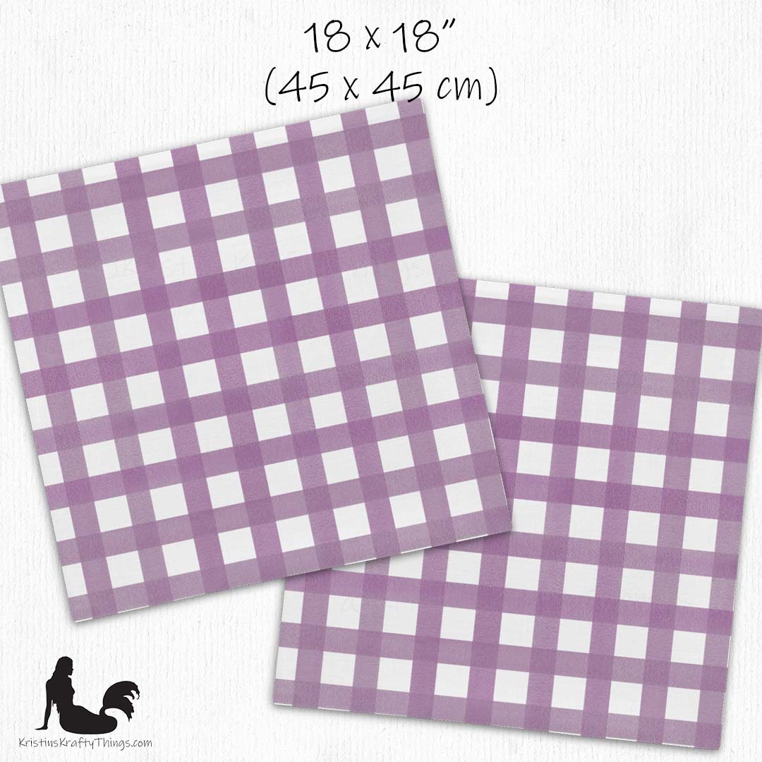 Home - Classic Gingham Mauve Premium Pillow Case