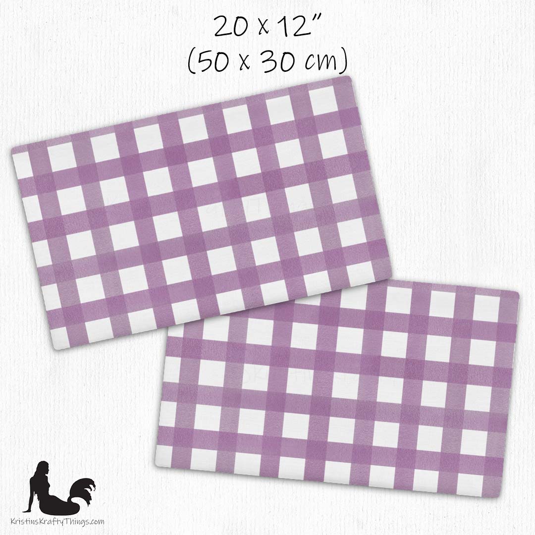 Home - Classic Gingham Mauve Premium Pillow Case