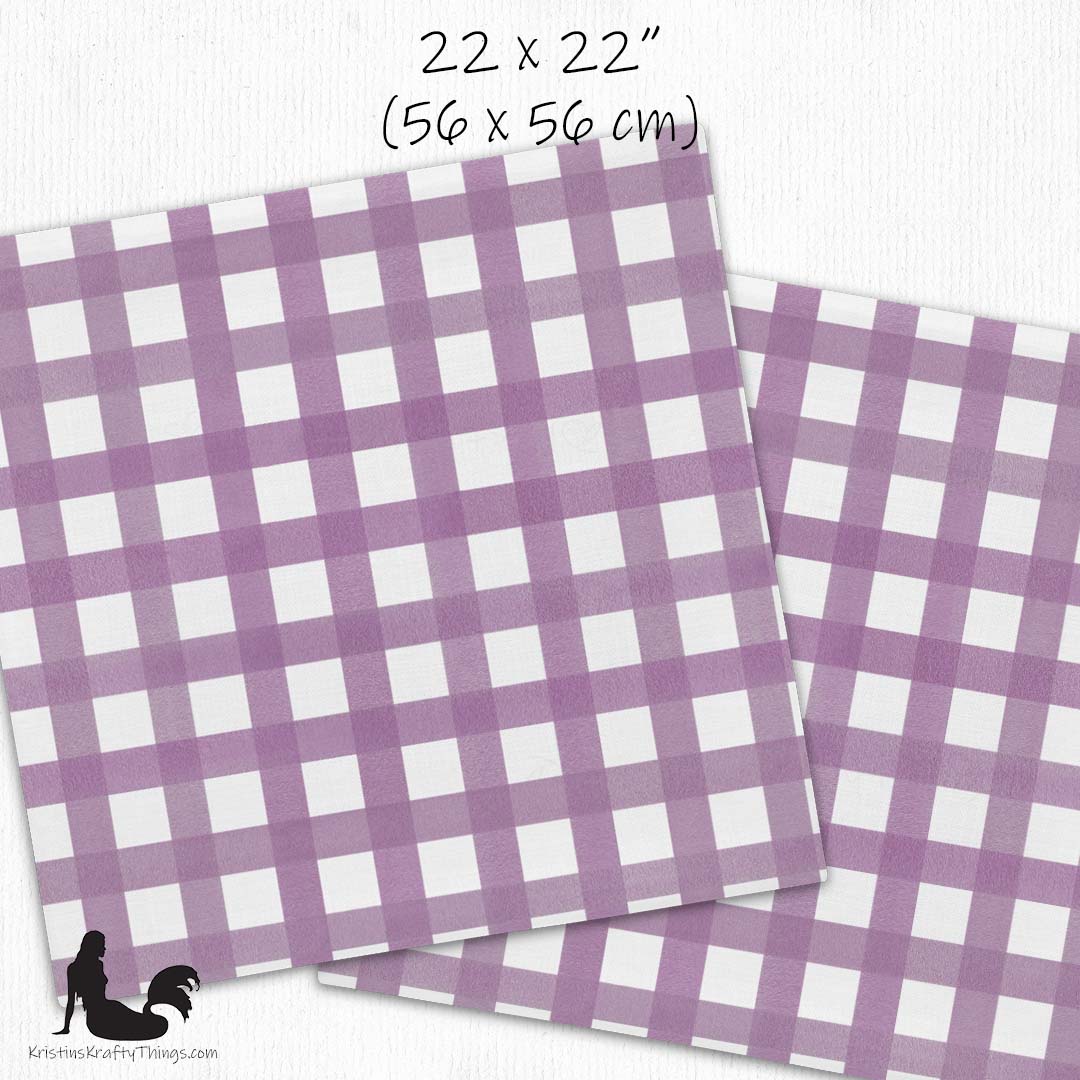 Home - Classic Gingham Mauve Premium Pillow Case