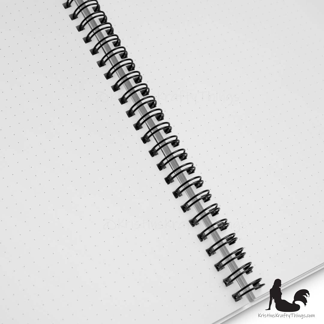 Notebook - Inspirational Love Hearts on Black