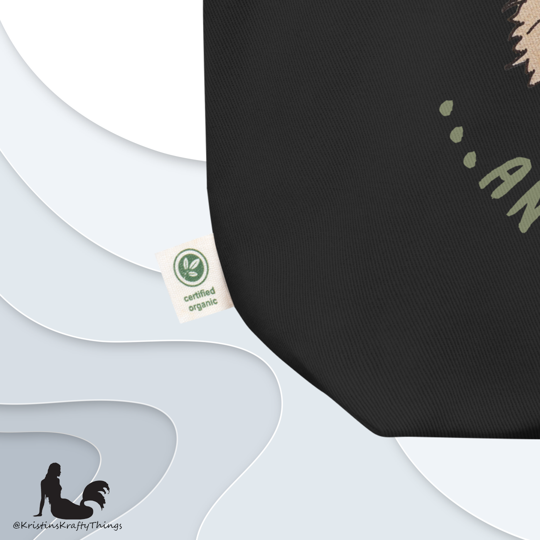 Cotton Eco Tote Bag - Hedgehog All You Need is Love...