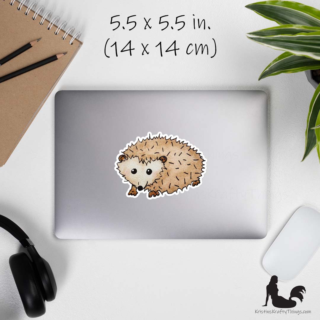 Sticker - Hedgehog Die Cut Vinyl Sticker