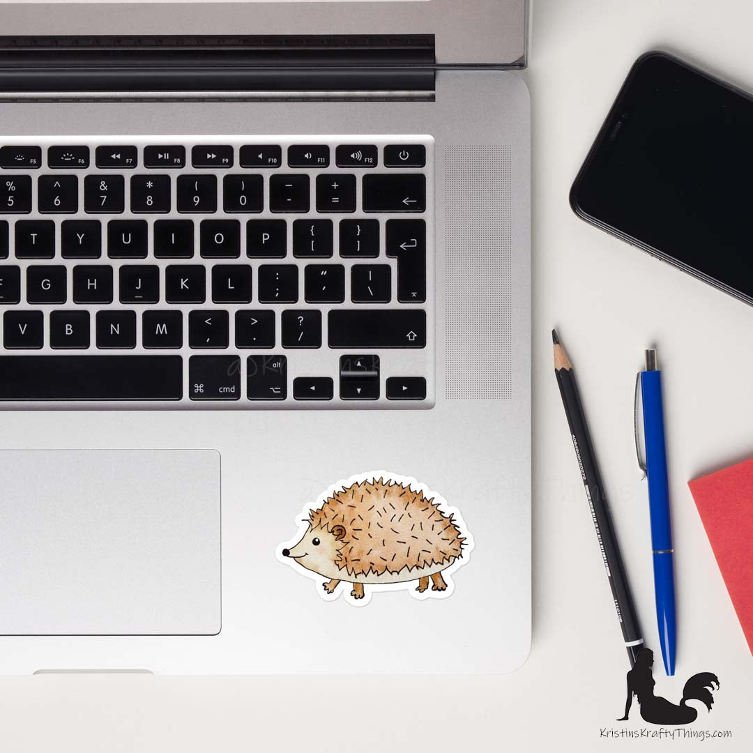Sticker - Hedgehog Die Cut Vinyl Sticker