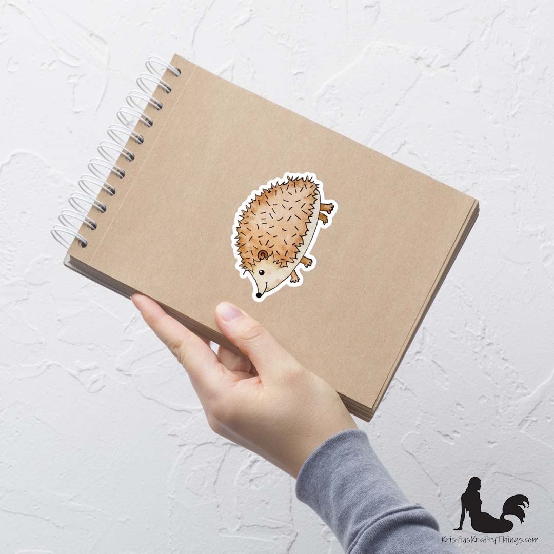 Sticker - Hedgehog Die Cut Vinyl Sticker
