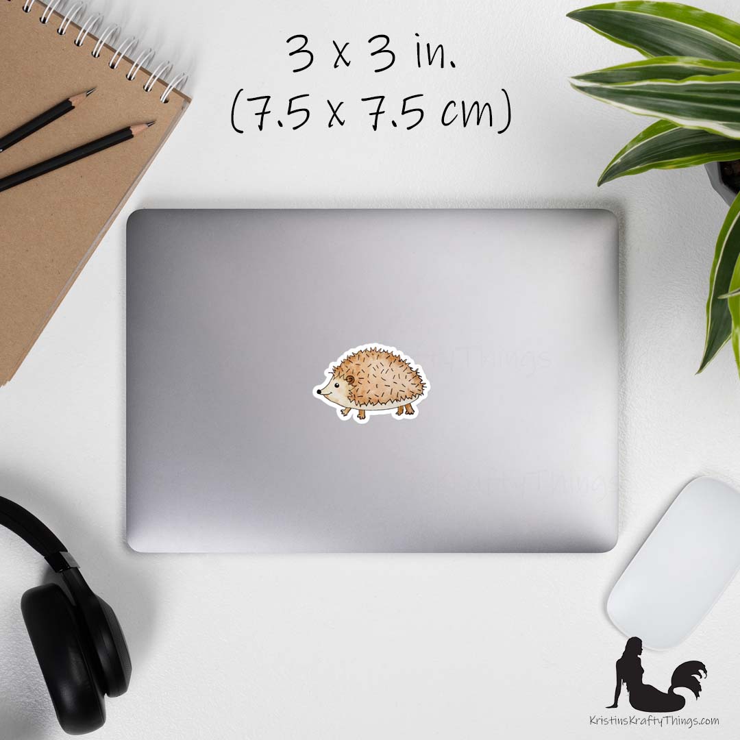 Sticker - Hedgehog Die Cut Vinyl Sticker
