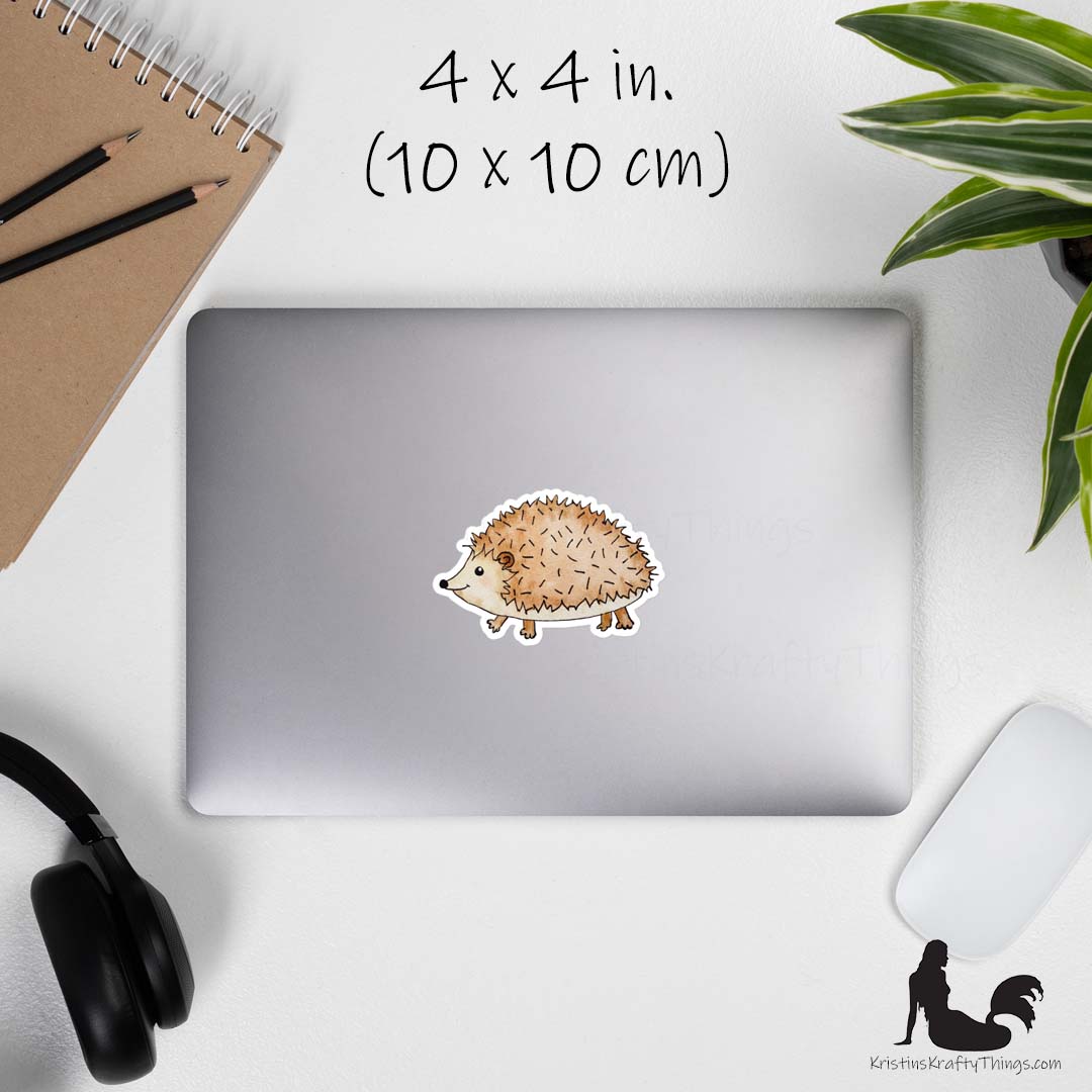 Sticker - Hedgehog Die Cut Vinyl Sticker