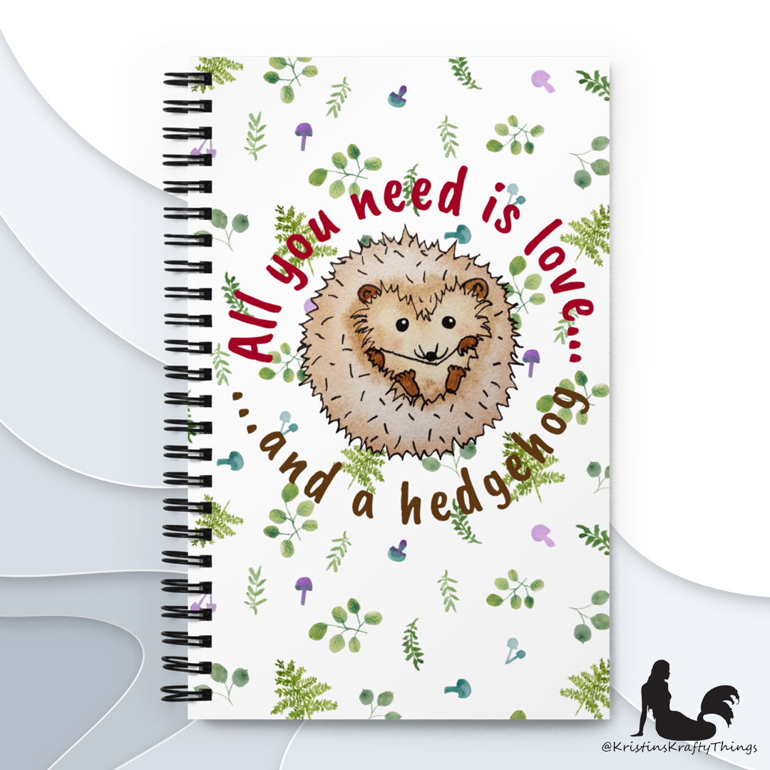 Notebook - Hedgehog Love Original Art