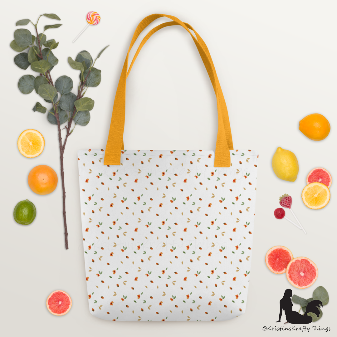 Tote Bag - Ditsy Floral White