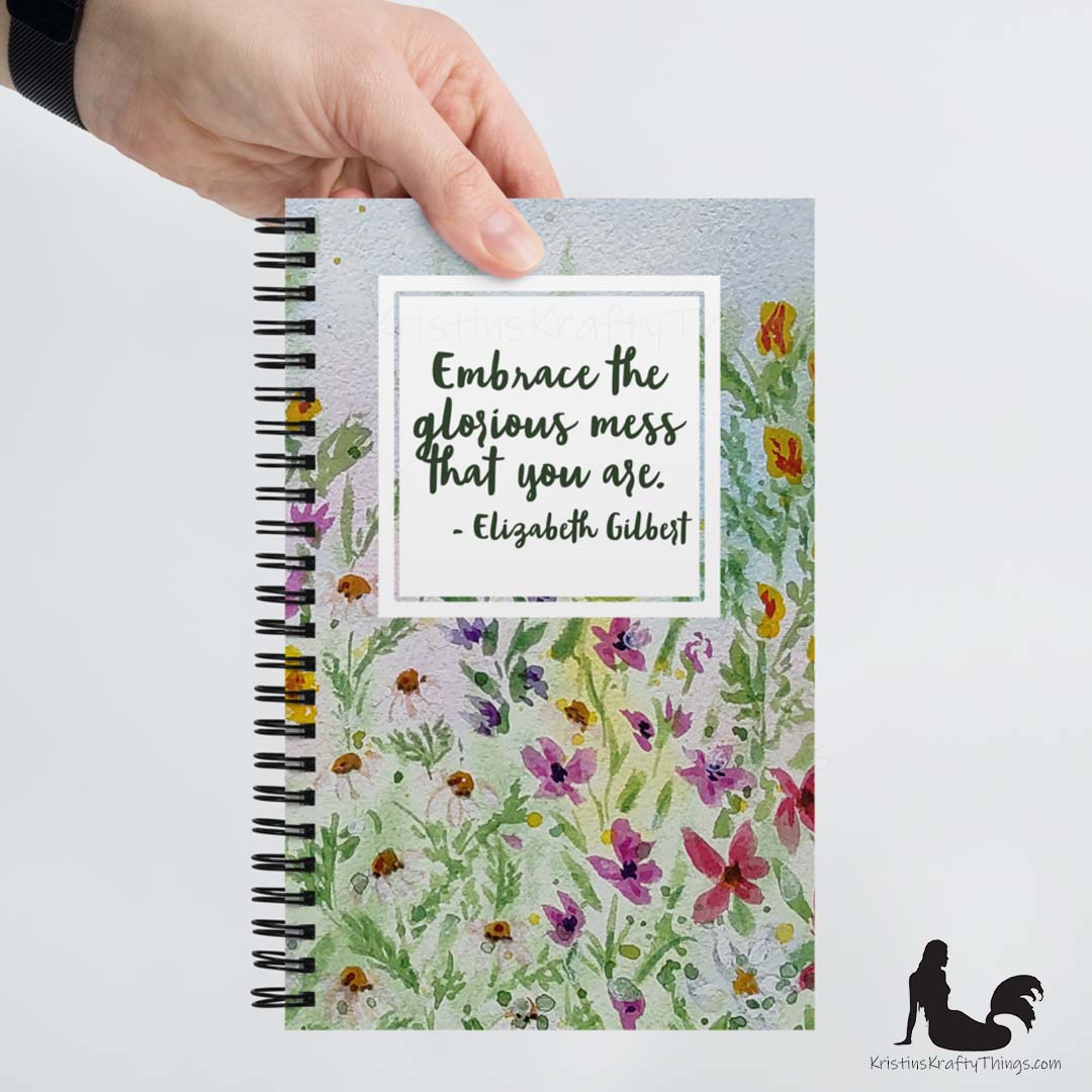 Notebook - Watercolor Wildflowers Inspirational Notebook