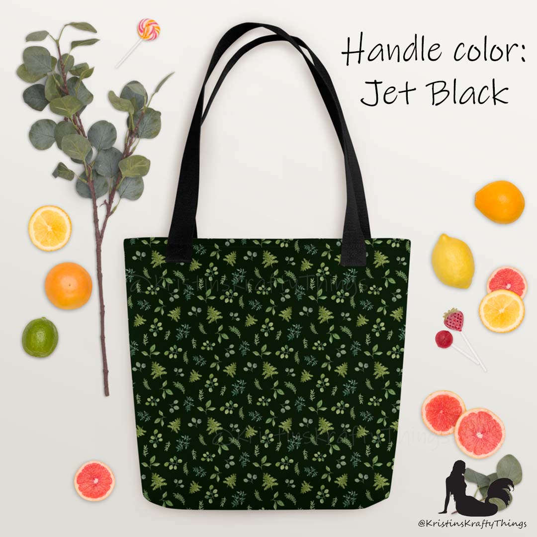 Tote Bag - Botanical Ferns and Leaves