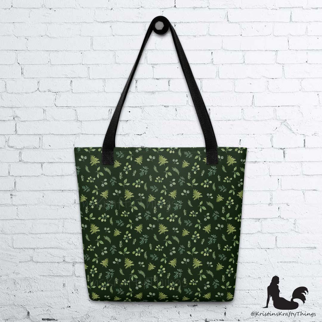 Tote Bag - Botanical Ferns and Leaves