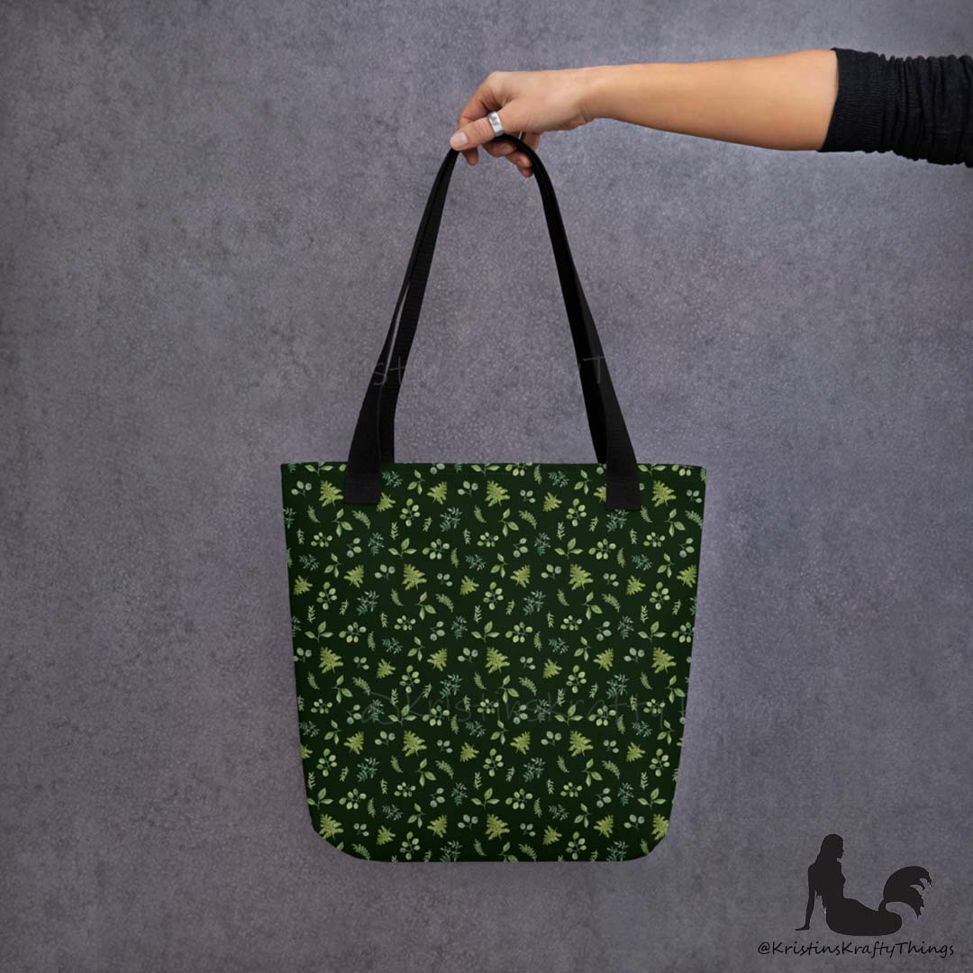 Tote Bag - Botanical Ferns and Leaves