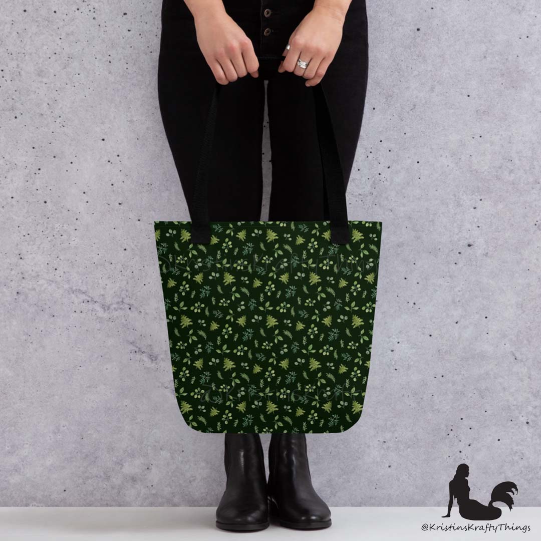 Tote Bag - Botanical Ferns and Leaves