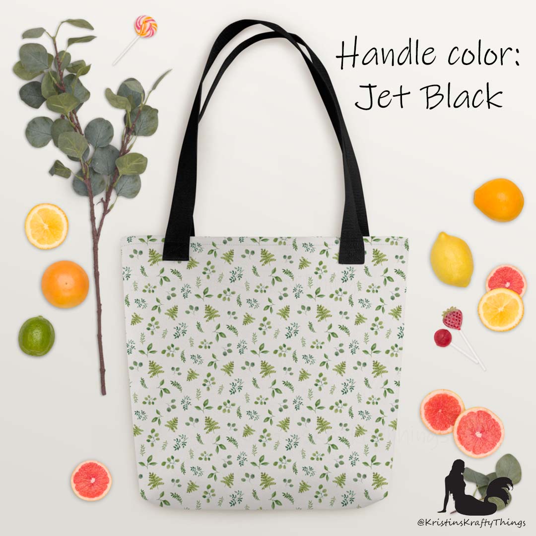 Tote Bag - Botanical Ferns and Leaves