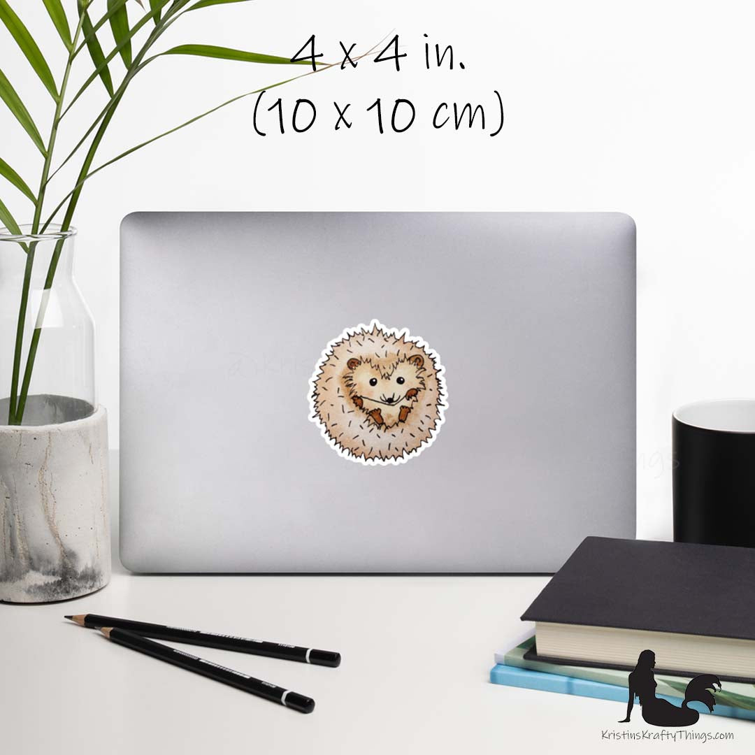 Sticker - Hedgehog Die Cut Vinyl Sticker