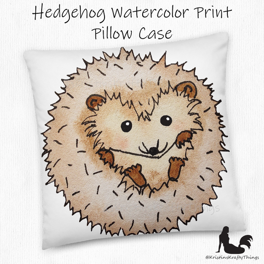 Home - Woodland Hedgehog Pillow Case