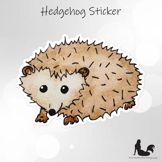 Sticker - Hedgehog Die Cut Vinyl Sticker
