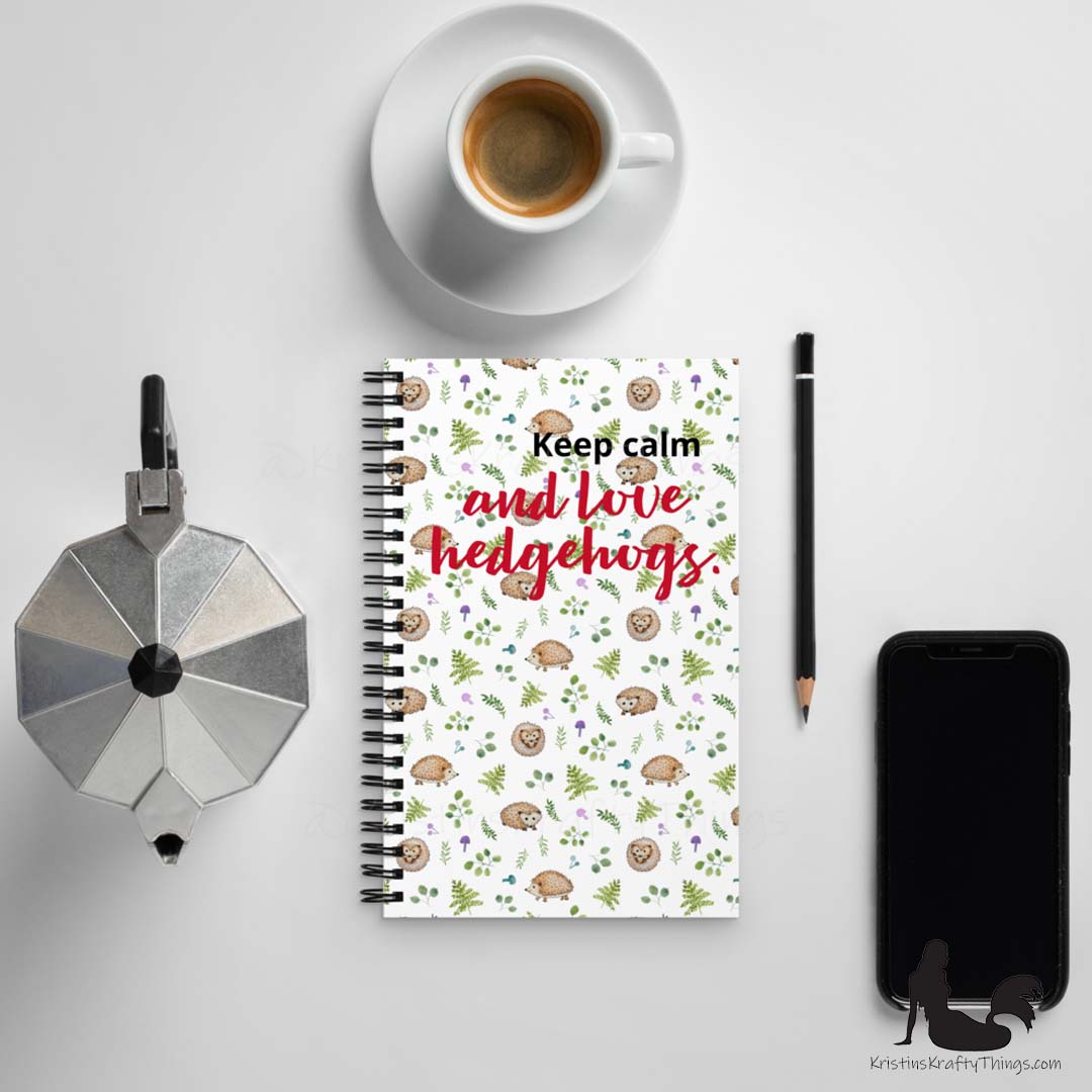 Notebook - Keep Calm and Love Hedgehogs