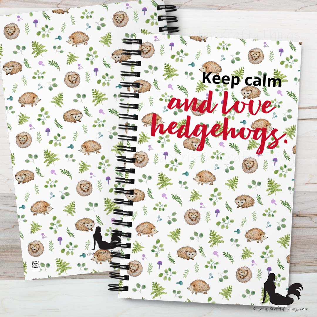 Notebook - Keep Calm and Love Hedgehogs