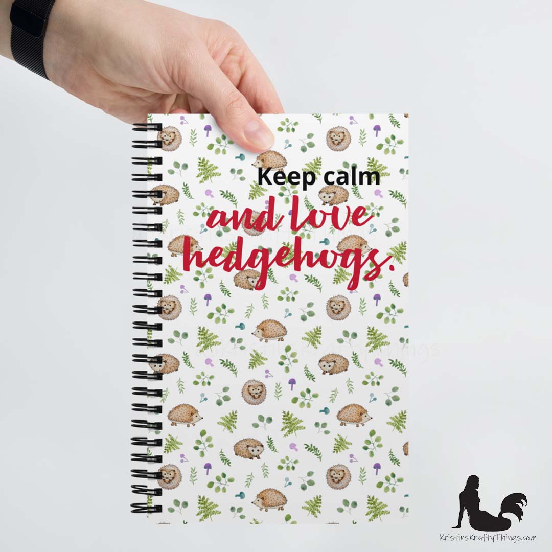 Notebook - Keep Calm and Love Hedgehogs
