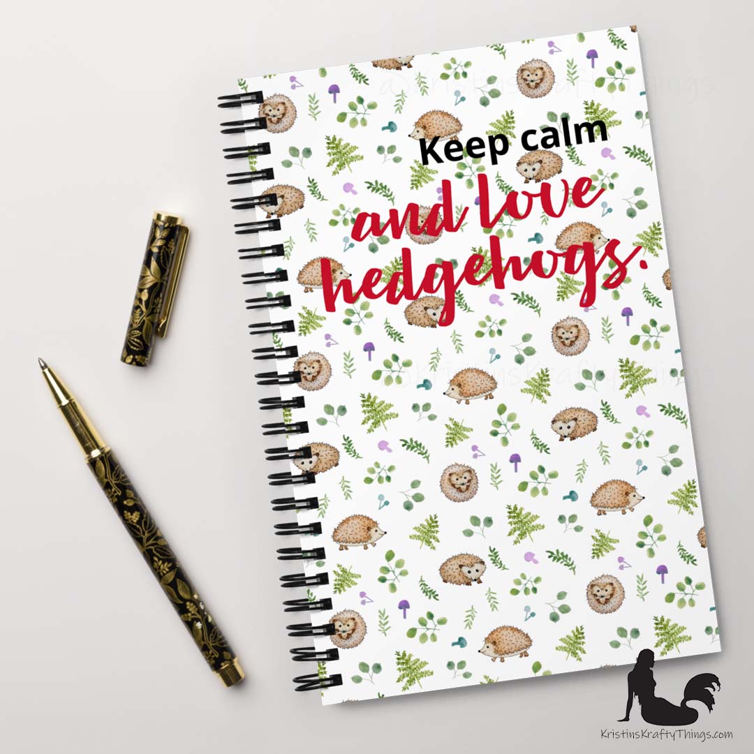 Notebook - Keep Calm and Love Hedgehogs