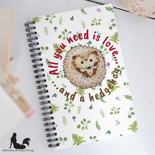 Notebook - Hedgehog Love Original Art