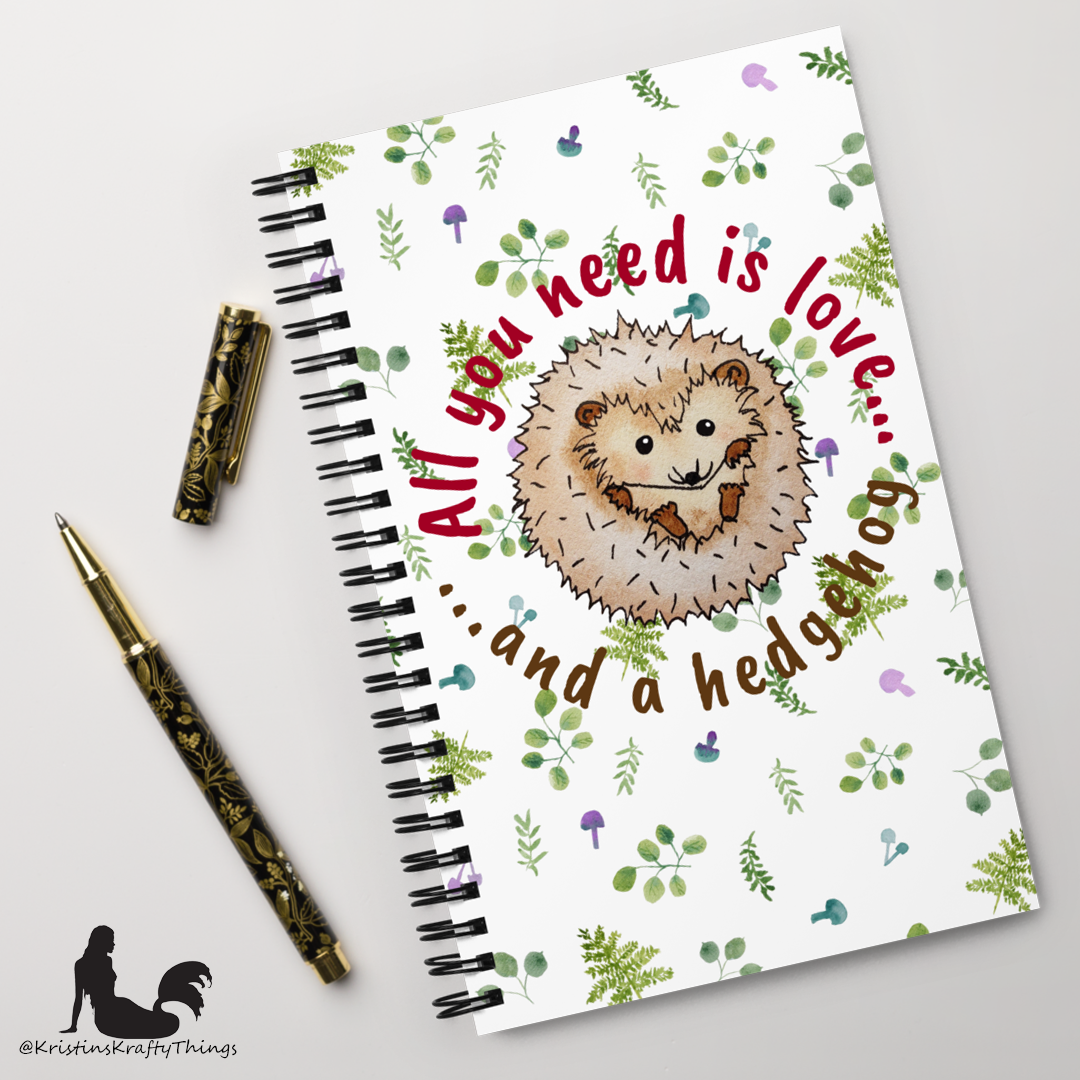 Notebook - Hedgehog Love Original Art