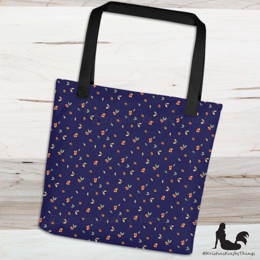Tote Bag - Ditsy Floral Navy