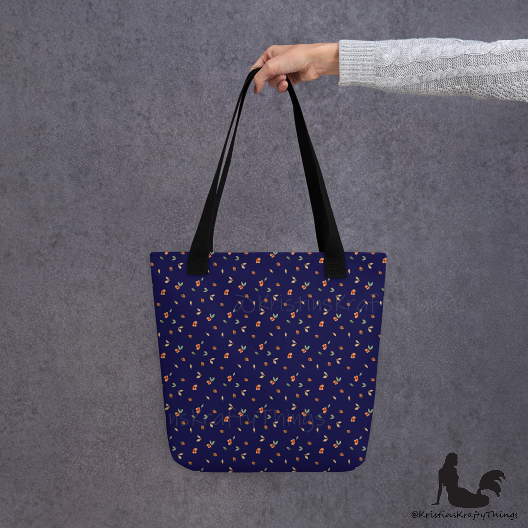 Tote Bag - Ditsy Floral Navy