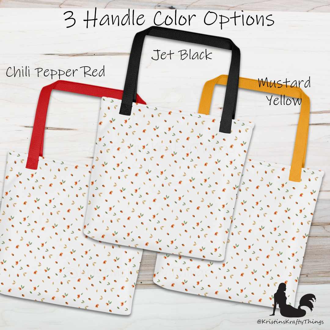 Tote Bag - Ditsy Floral White
