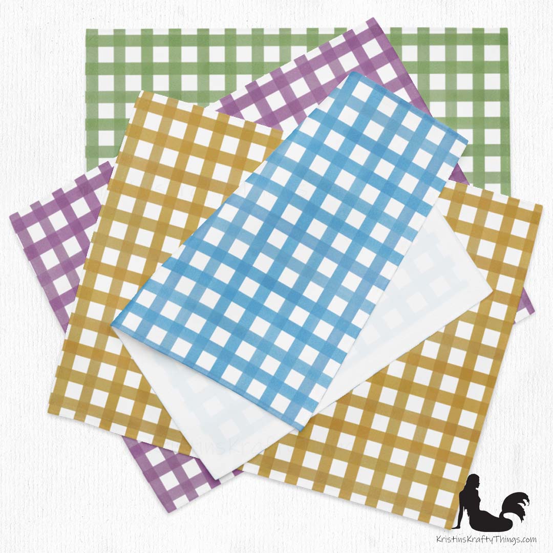 Dining - Gingham Colors Placemat Set of 4