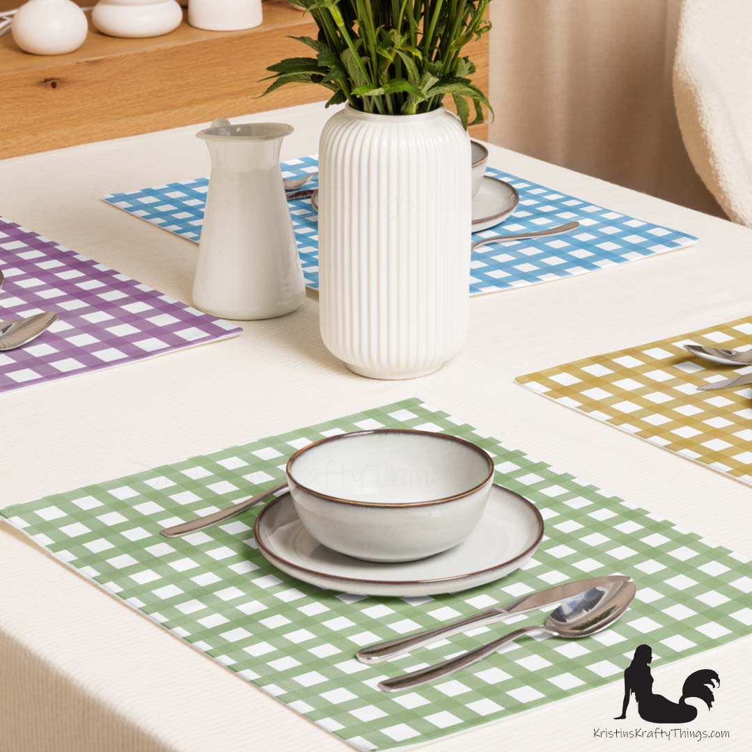 Dining - Gingham Colors Placemat Set of 4