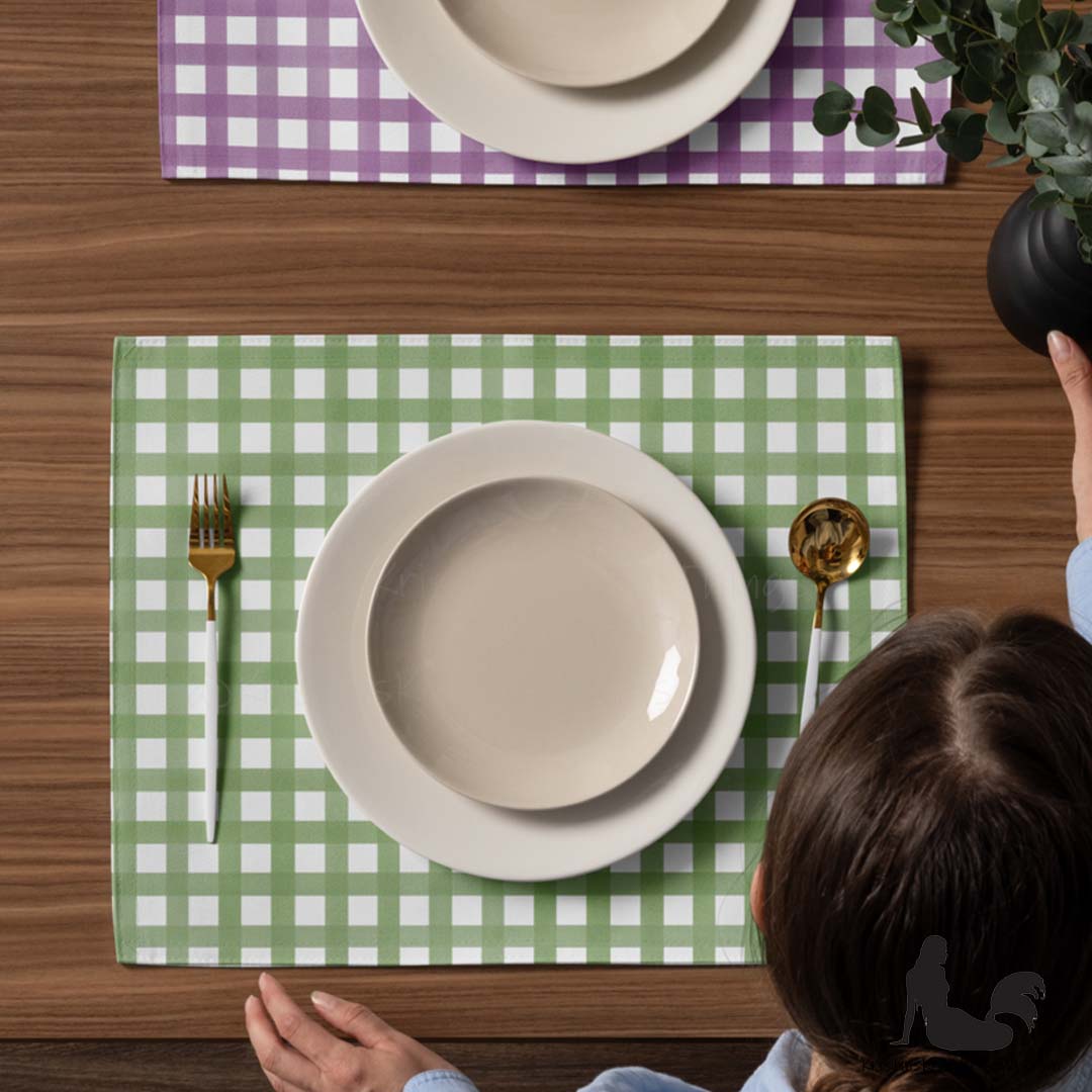 Dining - Gingham Colors Placemat Set of 4