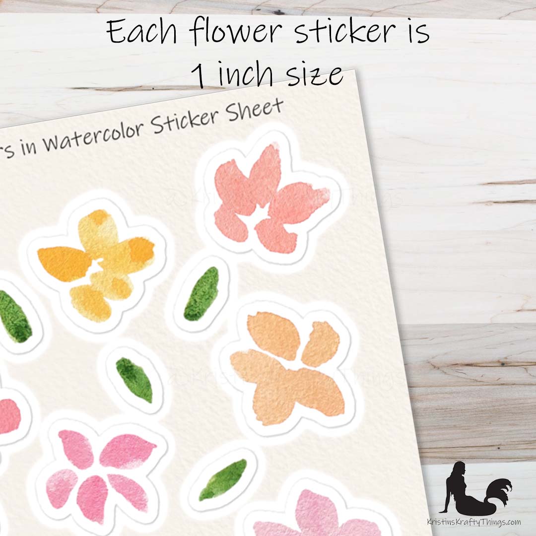 Sticker Sheet - Spring Flowers